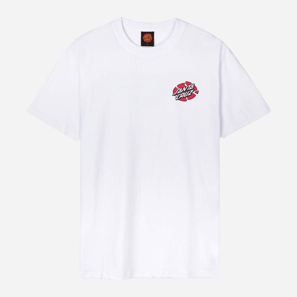 Santa Cruz Grabke Exploding Dot Tee - White