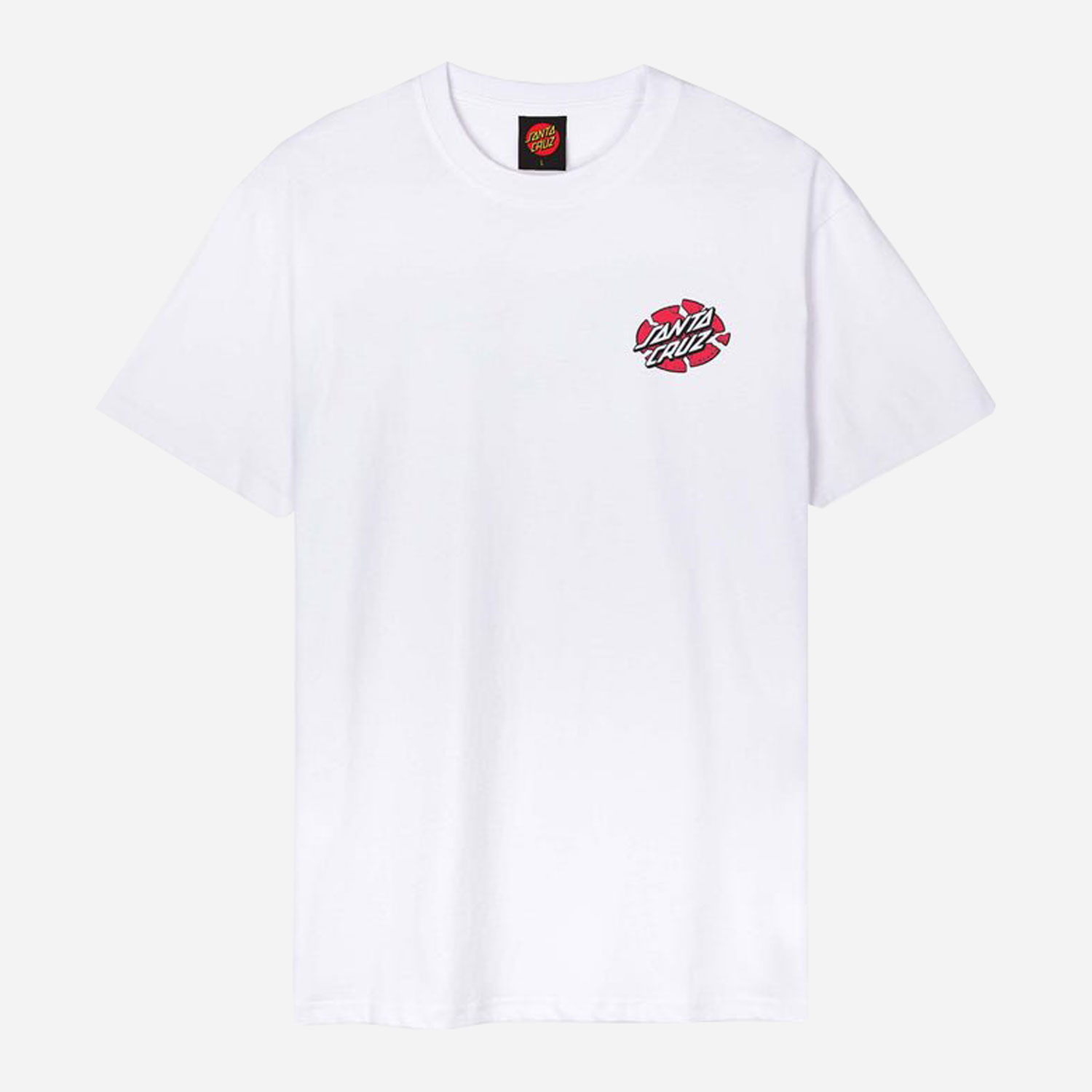 Santa Cruz Grabke Exploding Dot Tee - White