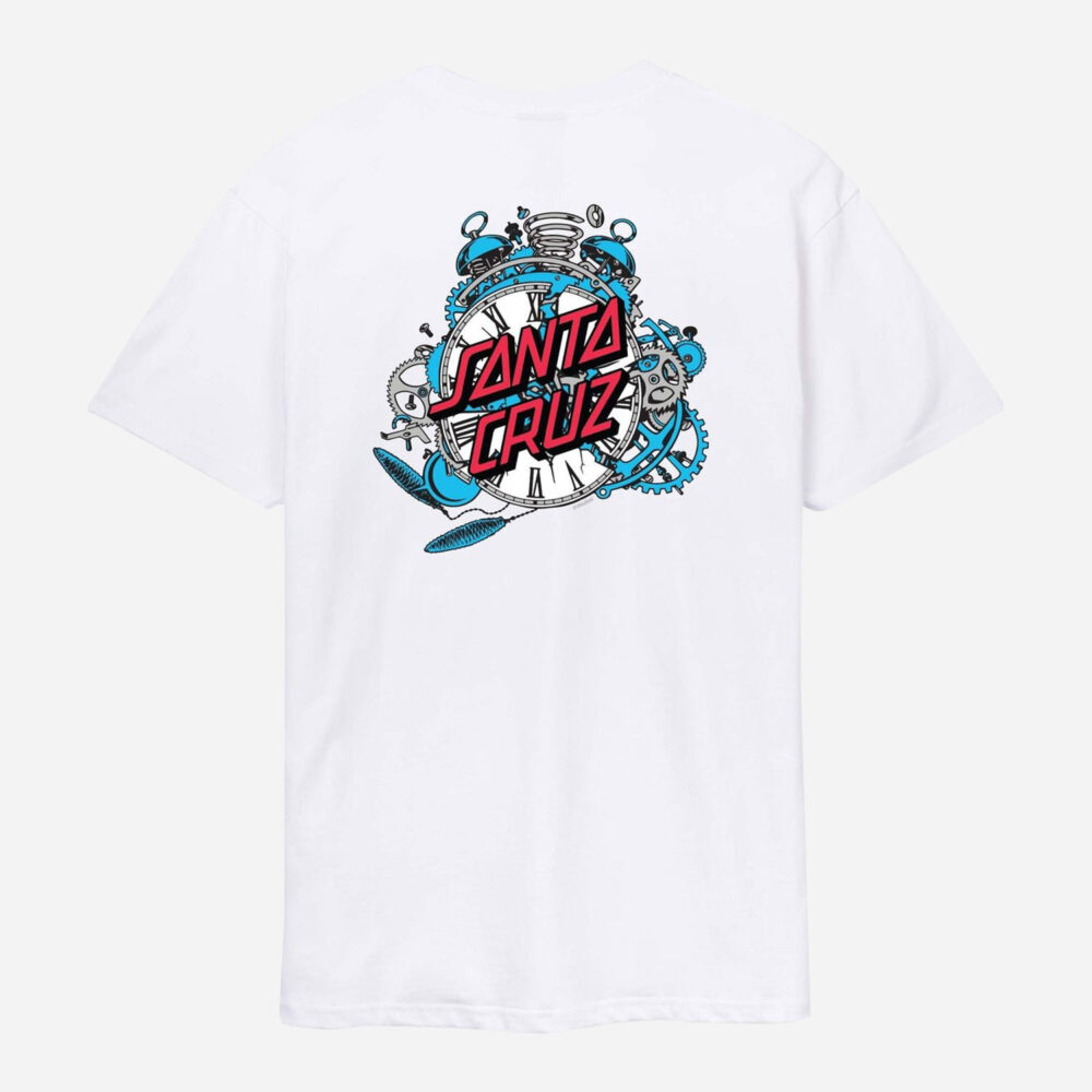 Santa Cruz Grabke Exploding Dot Tee - White