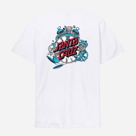 Santa Cruz Grabke Exploding Dot Tee - White