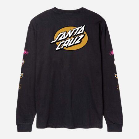 Santa Cruz Knibbs Cryptic Longsleeve Tee - Black