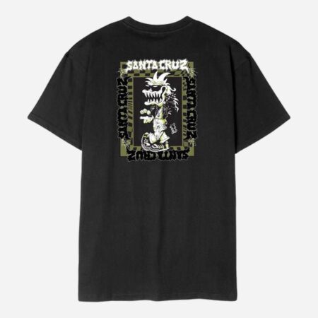 Santa Cruz Punk Gremlin Front Tee - Black