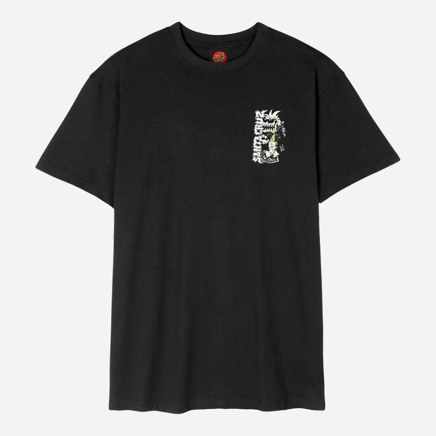 Santa Cruz Punk Gremlin Front Tee - Black