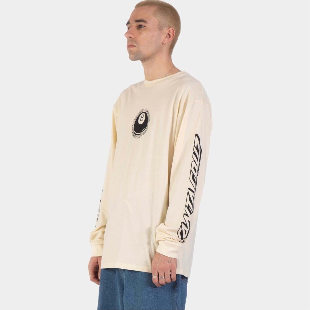 Santa Cruz Winkowski Hachi Ball Longsleeve Tee - Wax Paper