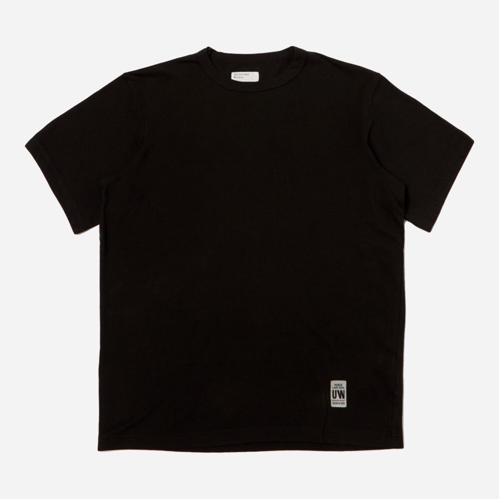 Universal Works Core Tee - Black Universal Works Core Tee - Black