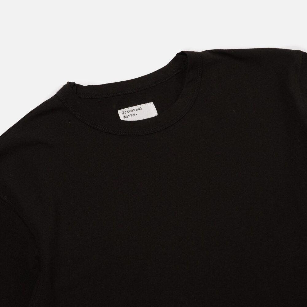 Universal Works Core Tee - Black Universal Works Core Tee - Black