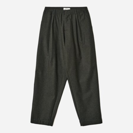Universal Works Pleated Track Pant - Olive Universal Works Pleated Track Pant - Olive