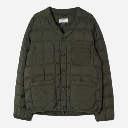 Universal Works x Taion Down Cardigan - Olive Universal Works x Taion Down Cardigan - Olive