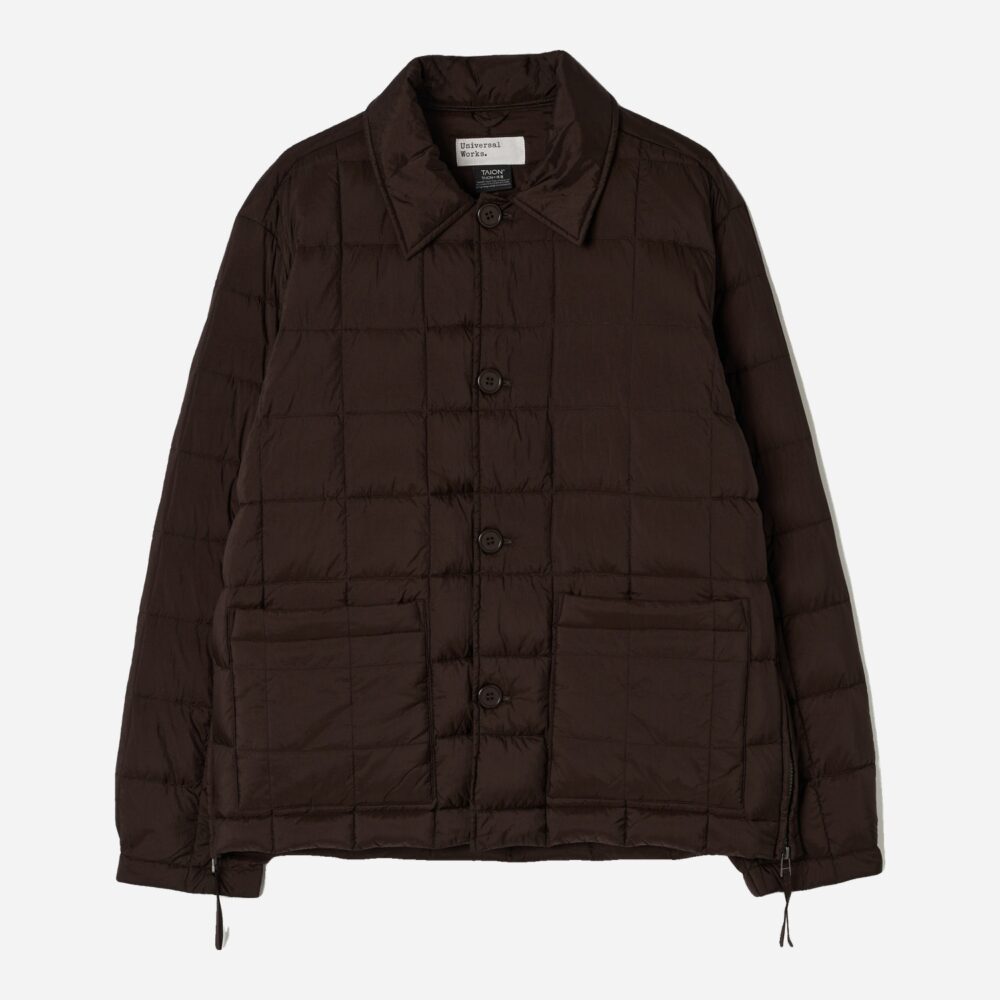 Universal Works x Taion Down Rams Jacket - Brown