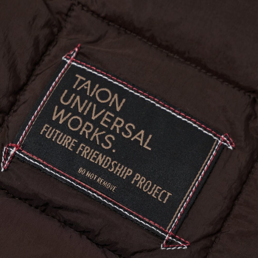 Universal Works x Taion Down Rams Jacket - Brown