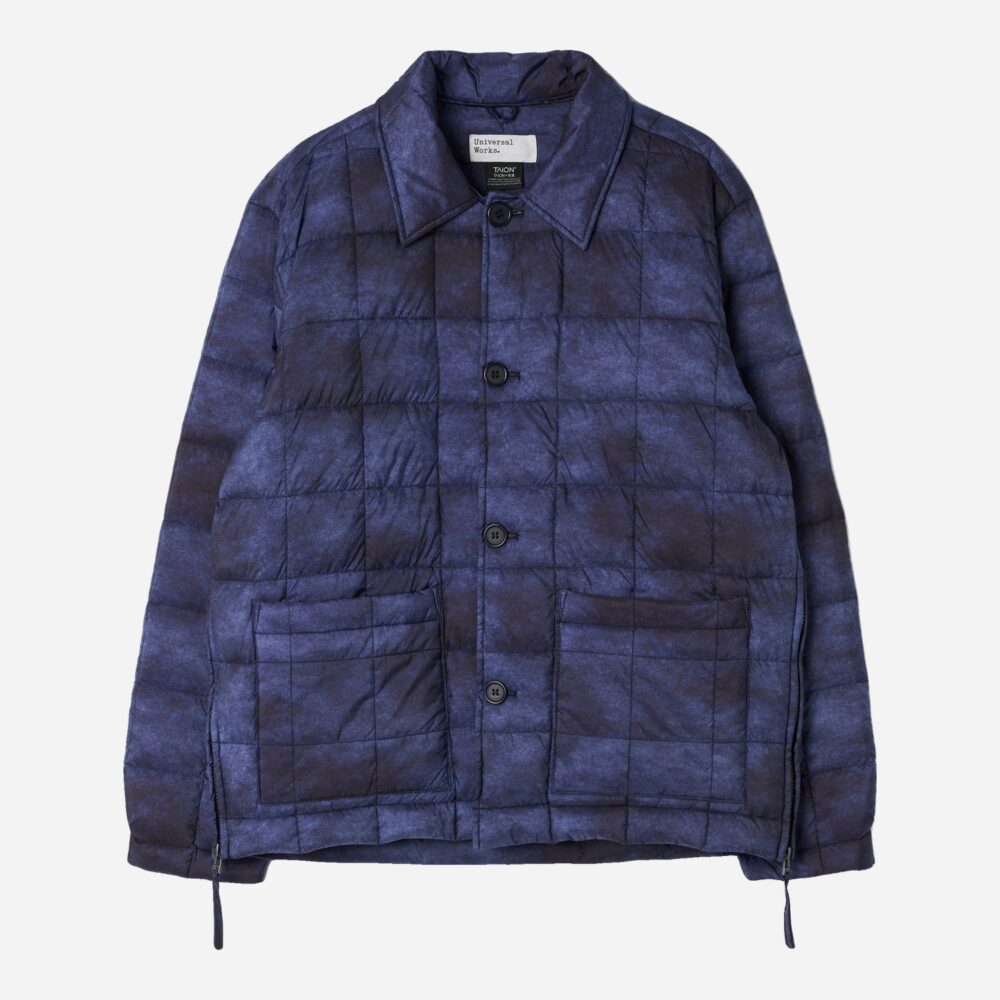 Universal Works x Taion Down Rams Jacket - Cloud Camo
