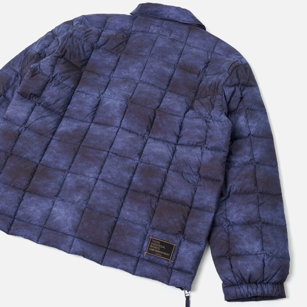Universal Works x Taion Down Rams Jacket - Cloud Camo